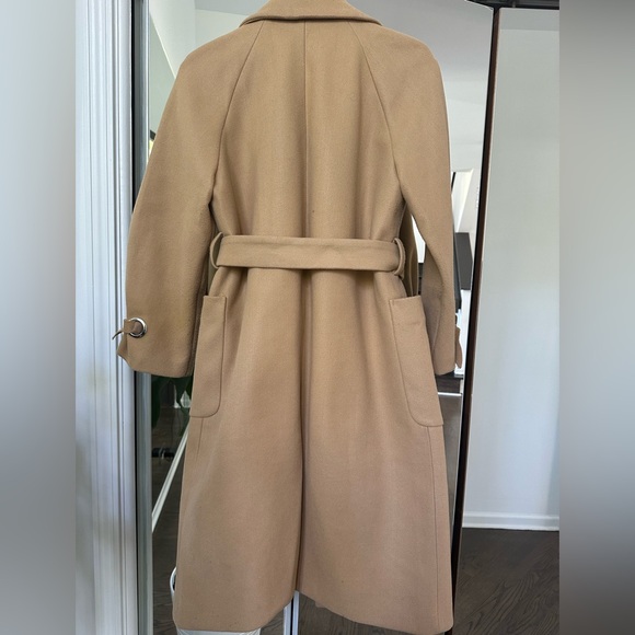 Stylish Tan Belted Coat - Picture 5 of 5